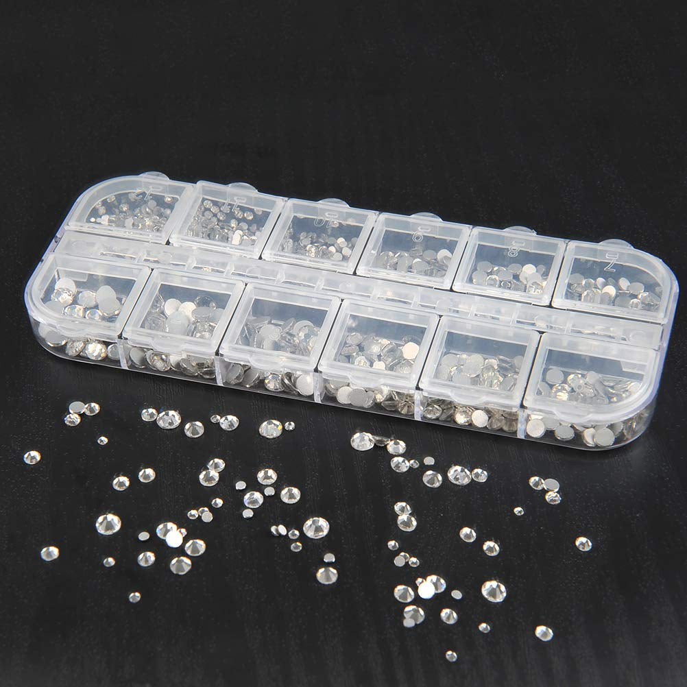 Diamantes de imitación para uñas con herramientas de punteado, decoración de uñas 3D, juego de piedras con purpurina para uñas, purpurina para decoración de uñas, accesorios para uñas, diseño de uñas con pinzas