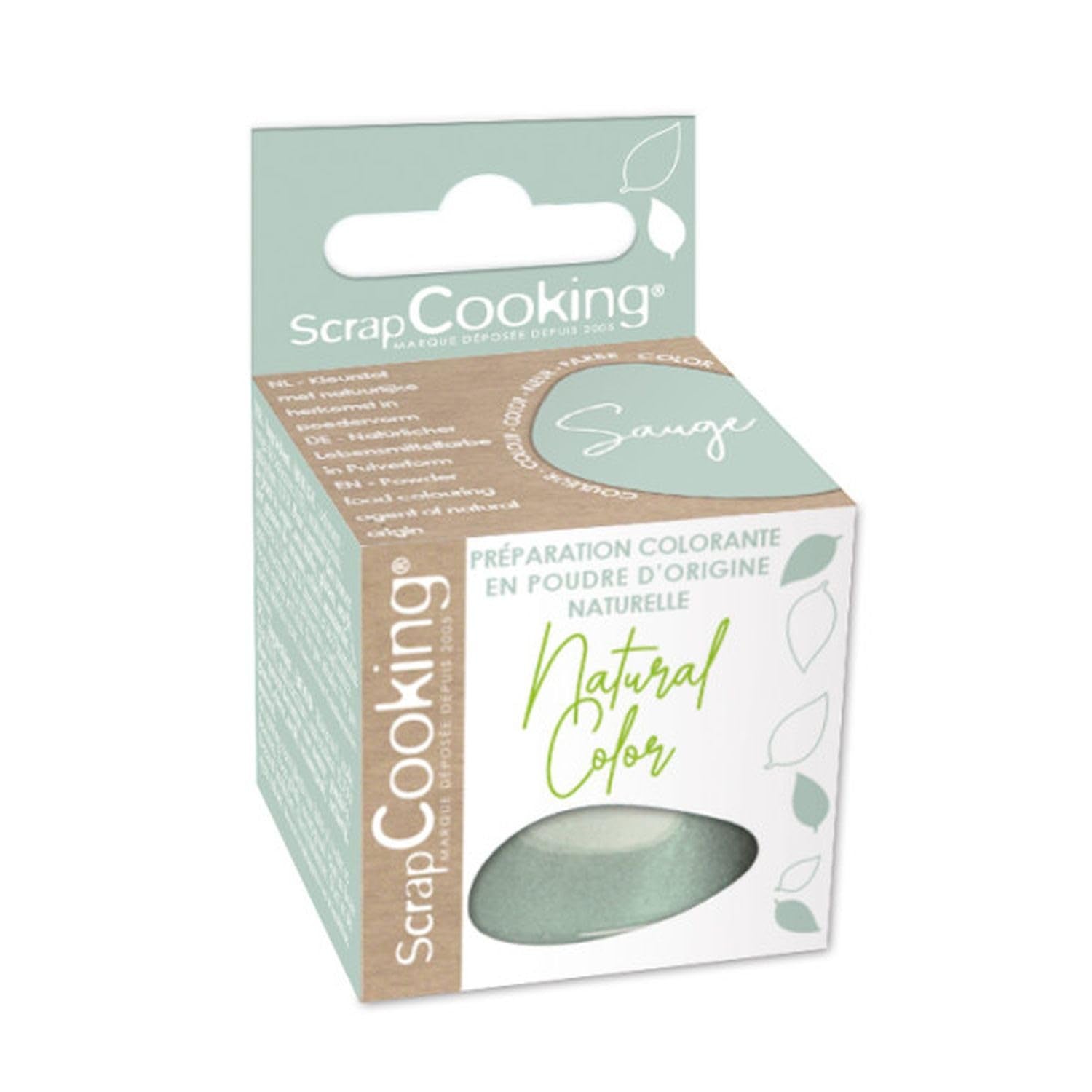 Colorante alimentario en polvo de origen natural 10G - Salvia