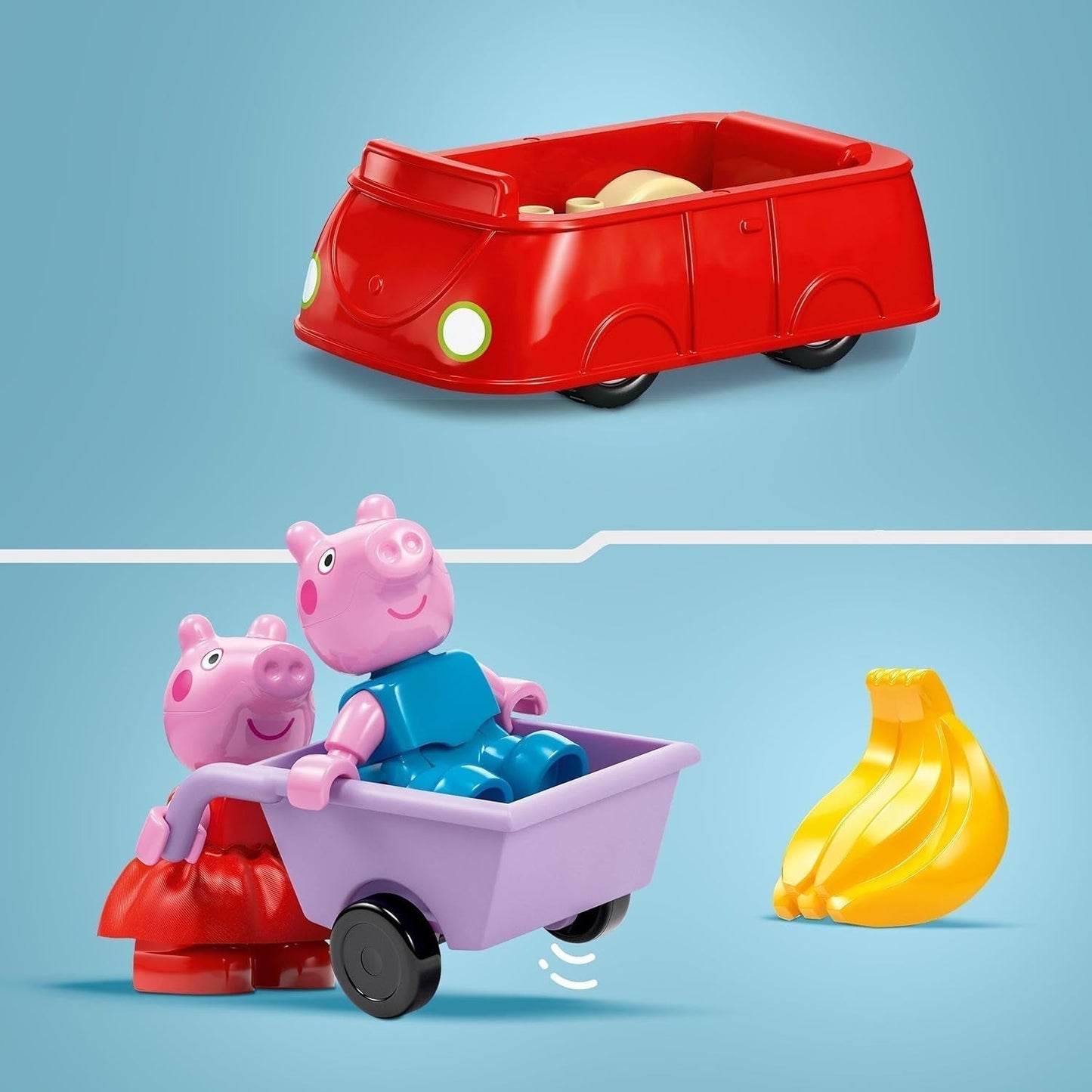 LEGO DUPLO 10434 Supermercado de Peppa: juguete y juego educativo creativo, regalo para niños y niñas a partir de 2 años, fomenta la destreza Juegos de construcción Besuche den LEGO-Store