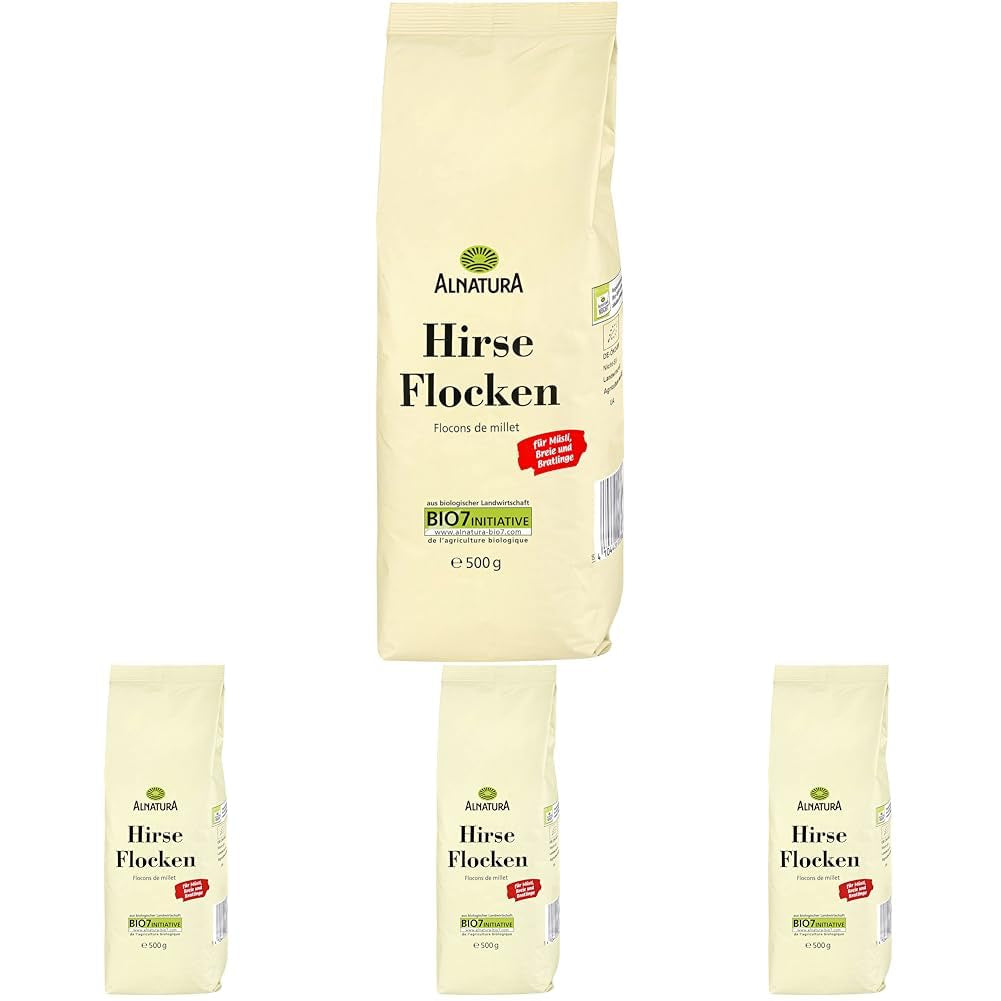 Copos de mijo orgánicos, 500 g