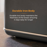 Torre T826175GRY Panera Renaissance, capacidad 16 l, tapa simple, gris Cajas para guardar alimentos Naty Shop
