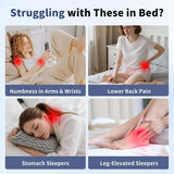 Almohada de lectura: almohada para la espalda, reposacabezas ajustable, almohada de lectura de espuma viscoelástica para cama, almohada ergonómica para la espalda, el cuello y las piernas, almohada de apoyo lumbar