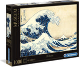 Clementoni 39378 Hokusai - La Gran Ola - Puzzle de 1000 Piezas, Colección Museo, Juego de Habilidad para Toda la Familia, Colorido Juego de Estiramiento, Puzzle para Adultos 14+ Puzzle Naty Shop Título Predeterminado