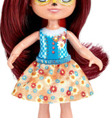 Enchantimals HCF81 - Felicity Fox y su hermana pequeña (aprox. 15 cm y aproximadamente 10 cm) y 2 figuras de animales, falda desmontable y accesorios, gran regalo para niños a partir de 3 años