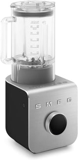 SMEG, Hochleistungsmixer BLC01BLMEU, 5 programas preestablecidos, 9 velocidades manuales, función de pausa y pulso, Kunststoffgehäuse, base Rutschfeste, 1400 W, Schwarz Kitchen Naty Shop