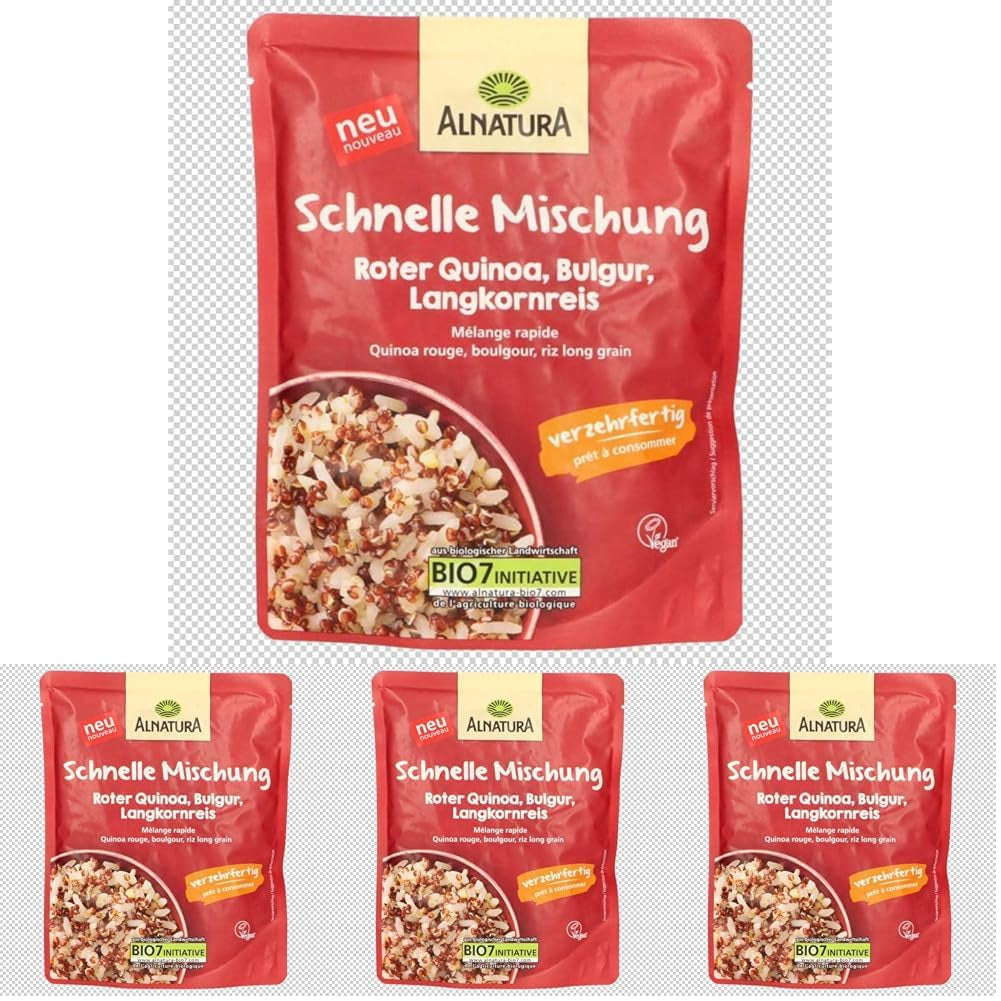 Mezcla rápida de quinoa roja, bulgur, arroz de grano largo, 250 g