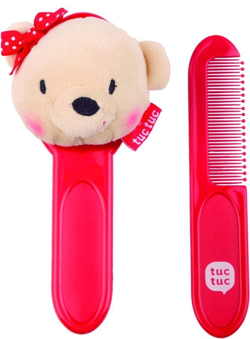 6525 Cepillo+peine niña Life In The Air, rojo Infantil - Baño y Cuidado Naty Shop Default title