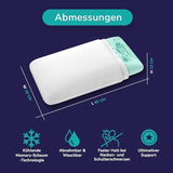 Juego de 2 Almohadas para Apoyar el Cuello 40X60-13Cm - Almohada ergonómica para dormir para cuello y hombros, certificado Oeko-Tex Almohadas ortopédicas cervicales Naty Shop