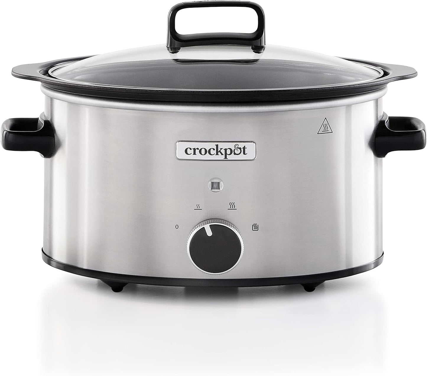 Olla de cocción lenta, | 3,5 litros (3-4 personas), recipiente para dorar carnes y verduras, olla de cocción lenta de acero inoxidable Naty Shop Default Title