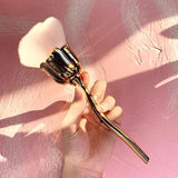 Nail Art Staubpinsel para manicura Rose Kopfbürste,Nagel Kunst Staub Entferner Pinsel,Make-Up-Pinsel Weich,Zubehör Nagel Werkzeuge