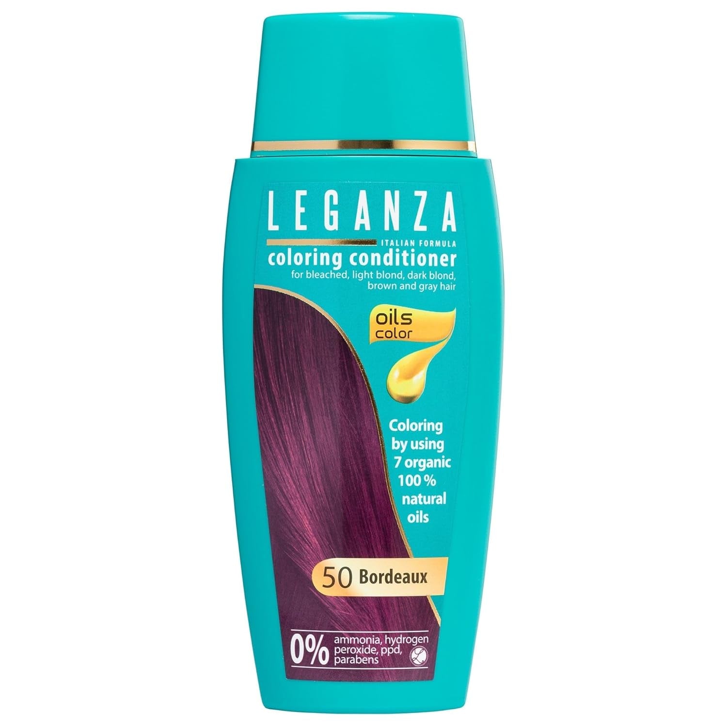 Leganza Bálsamo Natural Tinte Capilar Color 71 Café Latte | Tinte para el cabello sin amoniaco | Enriquecido con 7 aceites naturales | 150 ml Naty Shop tinte para el cabello 50 Burdeos