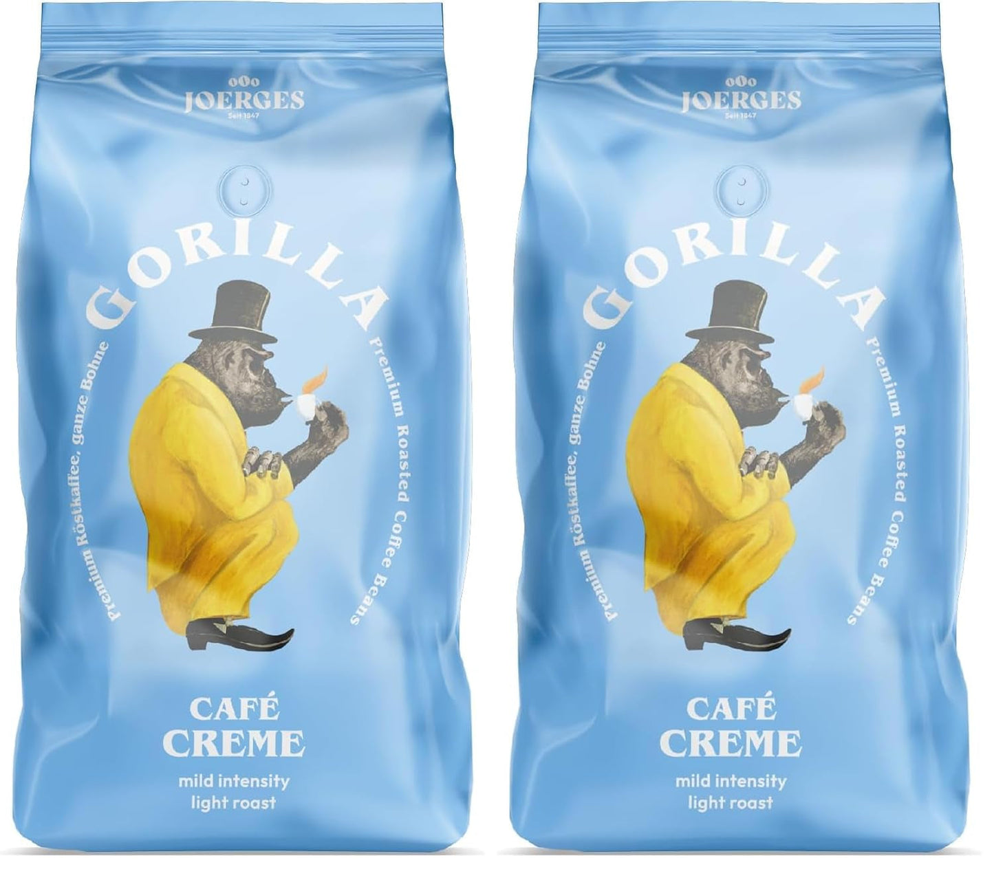 Crema Gorilla Café, 1 kg (paquete de 2)