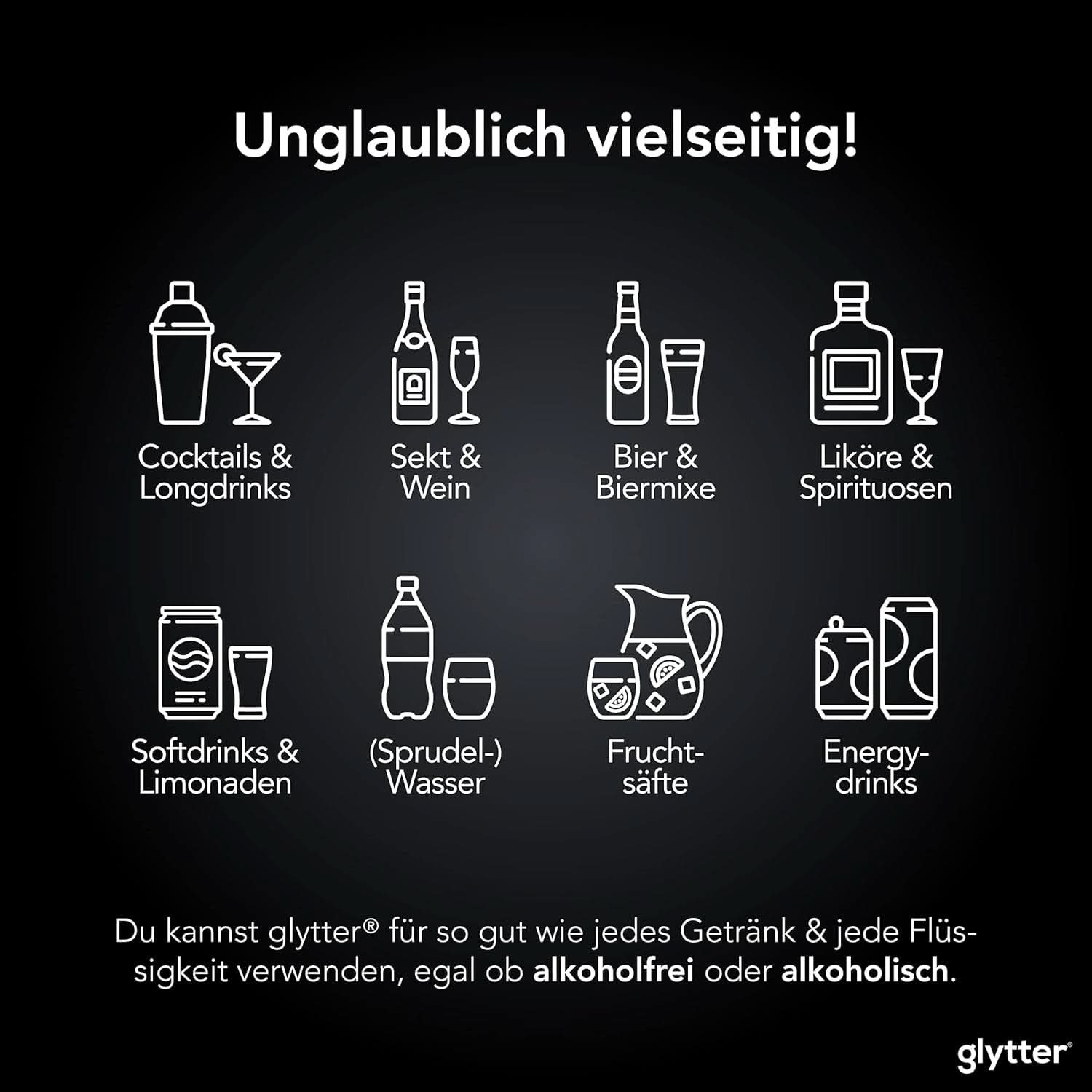 Purpurina comestible para bebidas y líquidos, 10 gramos Naty Shop