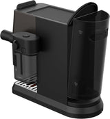 Cafetera espresso con portafiltro GRUNDIG KSM 5330 con depósito de leche integrado, potencia 1628 W, presión de bomba 15 bar, doble boquilla, pantalla táctil a color, BrewSense, CreamyPro, Acero inoxidable oscuro/Negro