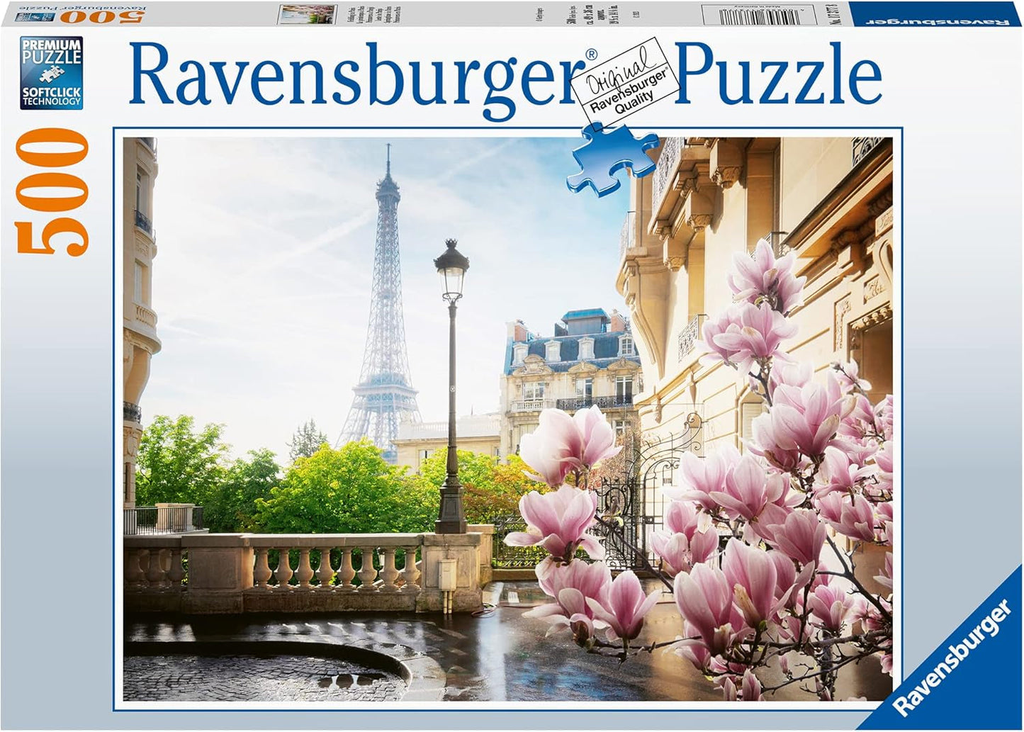 Ravensburger Puzzle 12000366 - Primavera en París - Puzzle de 500 piezas para adultos y niños mayores de 12 años Puzzle Naty Shop Diseño antiguo