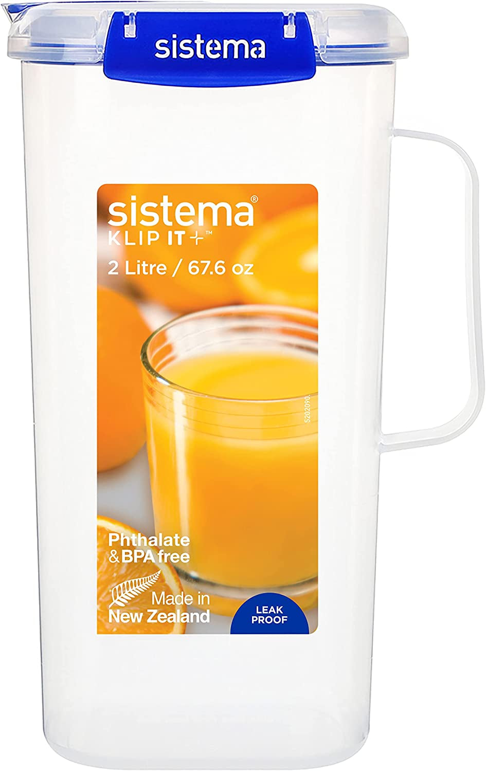Sistema KLIP IT Plus juego de tarros para conservación de alimentos, redondos | 300 ml l | tarros de almacenamiento herméticos, apilables y herméticos con tapa | apto para frigorífico/congelador | sin BPA | 4 Piezas Cajas Para Conservar Alimentos Naty Shop 2000 Ml