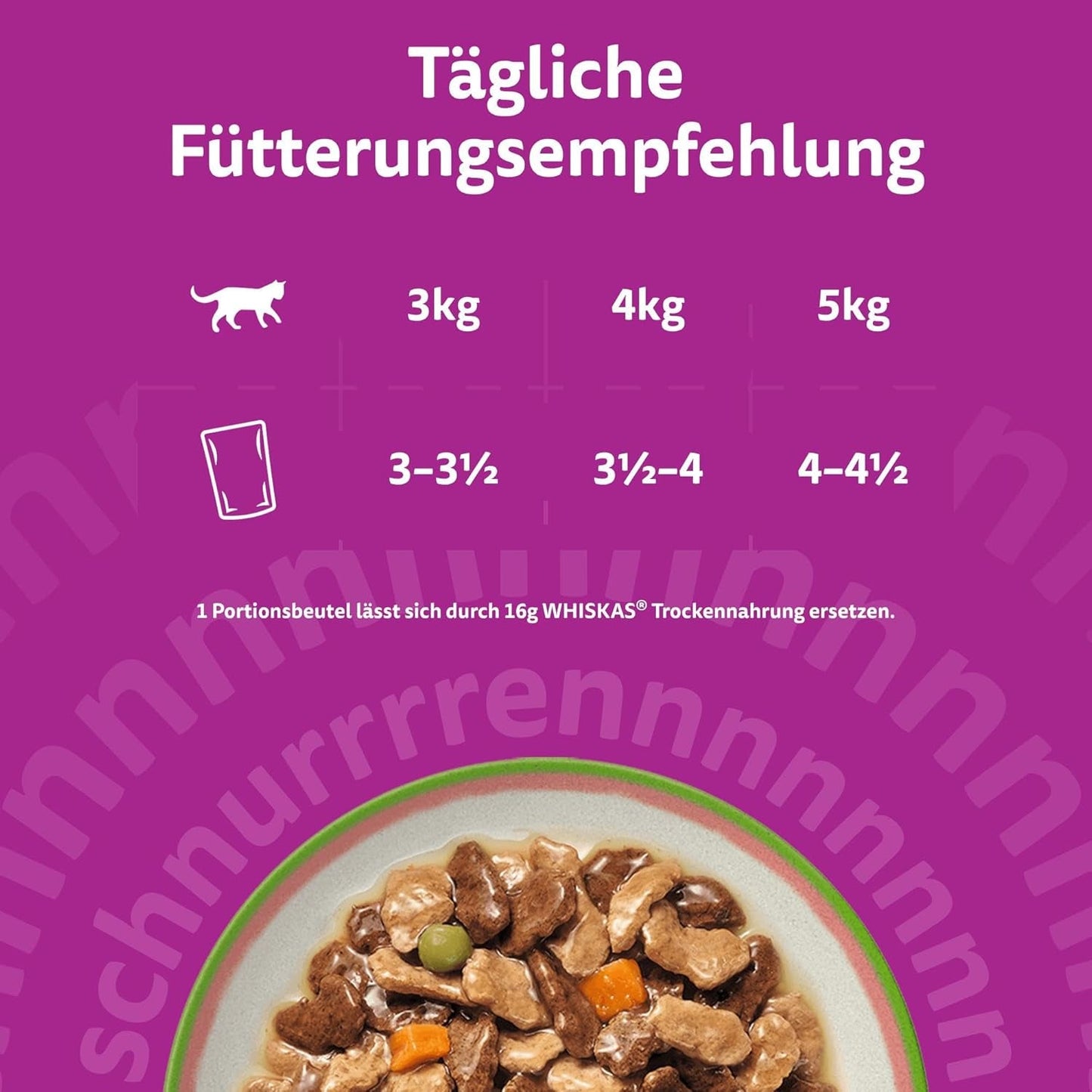 WHISKAS TASTY MIX Nassfutter en salsa para Katzen 40 x 85 g Elección del chef