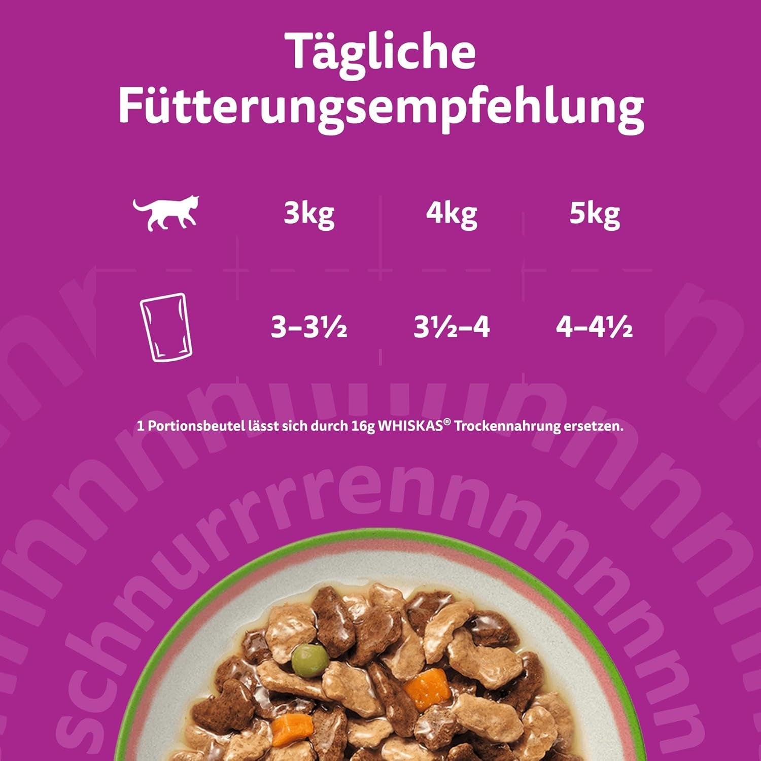 WHISKAS TASTY MIX Nassfutter en salsa para Katzen 40 x 85 g Elección del chef