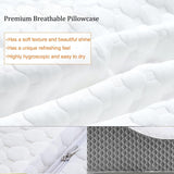 Ecosafeter Almohada Viscoelástica Almohada Cervical Ergonómica para Diferentes Posiciones de Dormir con Funda Extraíble Almohadas Ortopédicas Cervicales Naty Shop