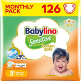 Pañales para bebés sensibles, talla 7, extra grande plus (+15 kg), 14 piezas