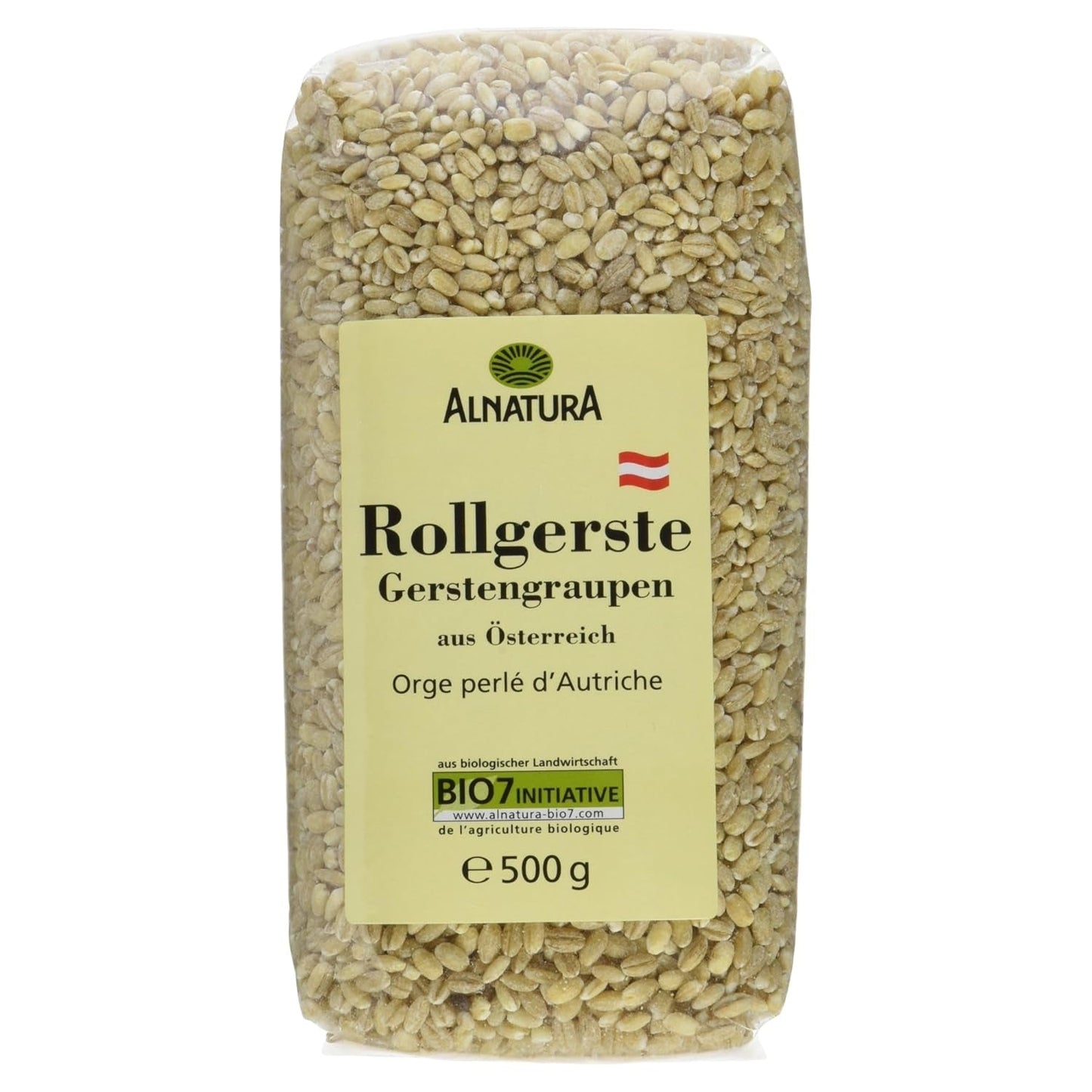 Cebada perlada orgánica, cebada perlada, 500g