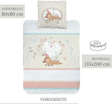Ropa de cama para niña, Bambi, 100% algodón Ropa de cama - infantil Naty Shop