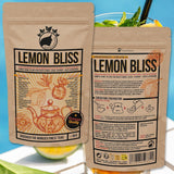 TÉ DE LEMON BLISS Original de Nananatura 85G | Té de hierbas de verano afrutado y refrescante | Como té frío, té helado o caliente clásico | Con flores, hojas y bayas maduradas al sol | sin azúcar