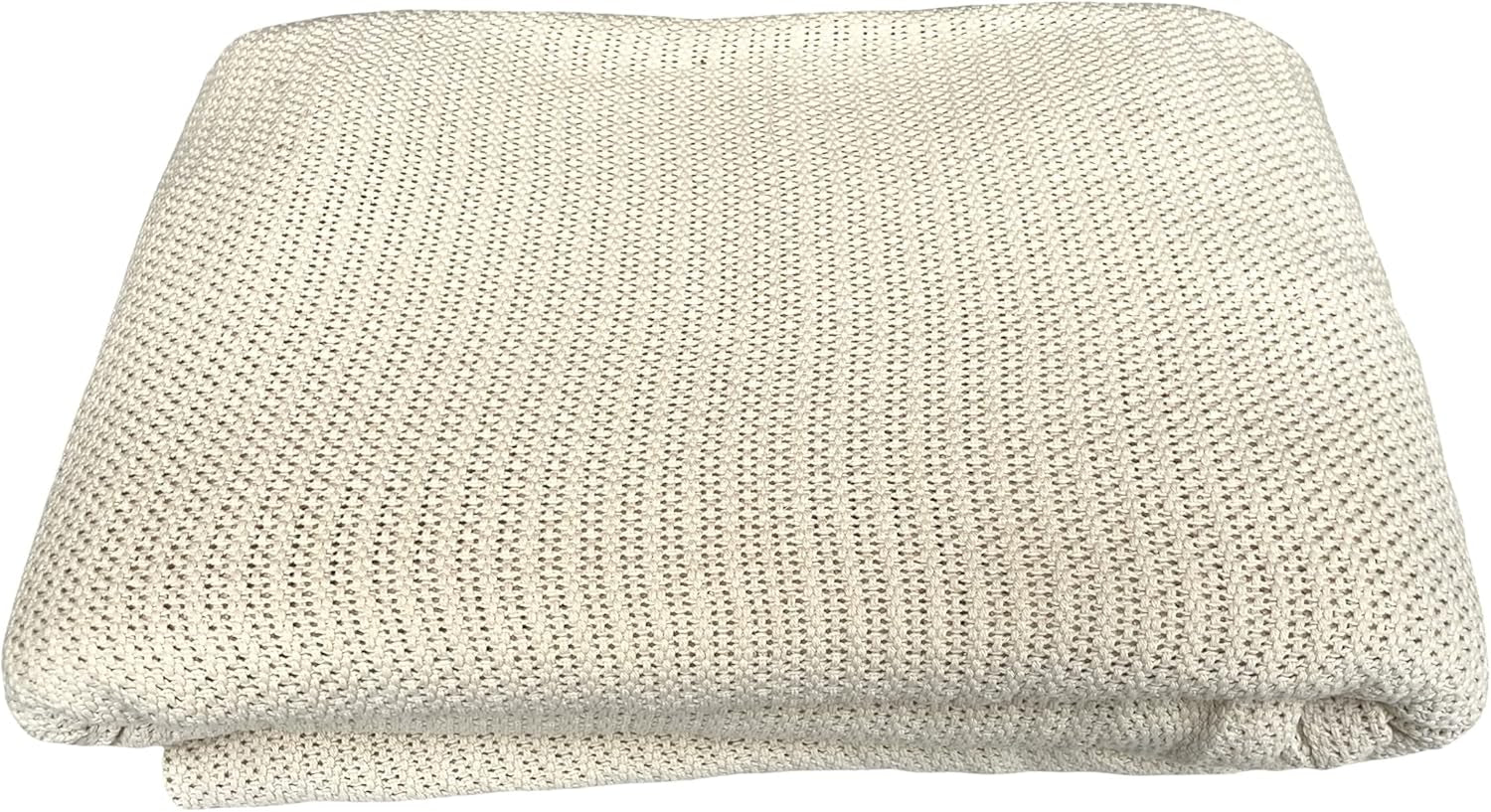 Family Bedding Manta Celular Rosa para Cama Doble, Algodón, Colcha Grande Reversible, Manta Celular Tradicional, Ligera, Térmica, Suave, Edredones y Edredones de 230 X 230 Cm Naty Shop Color Crema 230X230Cm