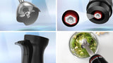 Bosch Stabmixer Ergomaster Serie 4, 1000 Watt, Edelstahl-Mixstab, Zerkleinerer, Mix-/Messbecher, Schwarz Kitchen Naty Shop