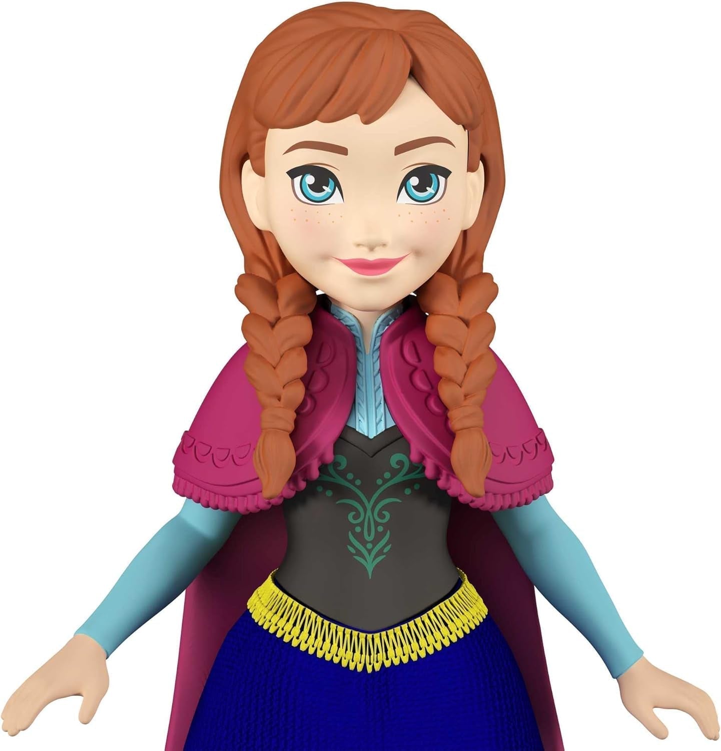 Mattel DISNEY Muñeca y figura de animal Anna & Sven, la reina de hielo, inspirada en los personajes animados, extremidades móviles, falda y capa desmontables, para niños de 3 años en adelante, HLX03 Naty Shop Dolls