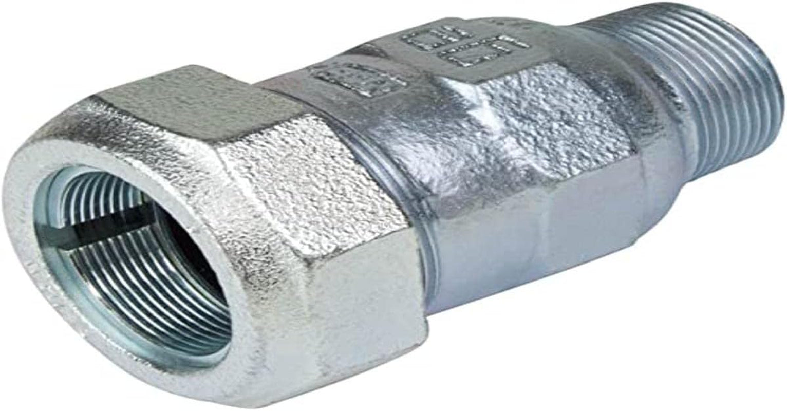Conector A de abrazadera de hierro fundido maleable, 3/4 pulgadas x 26,9 mm, 01.150.00.02