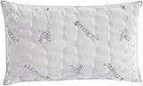 Ropa de cama italiana MB Home Italia, almohada, biocerámica, gris claro, 45 x 75 cm Naty Shop Almohadas estándar Tencel