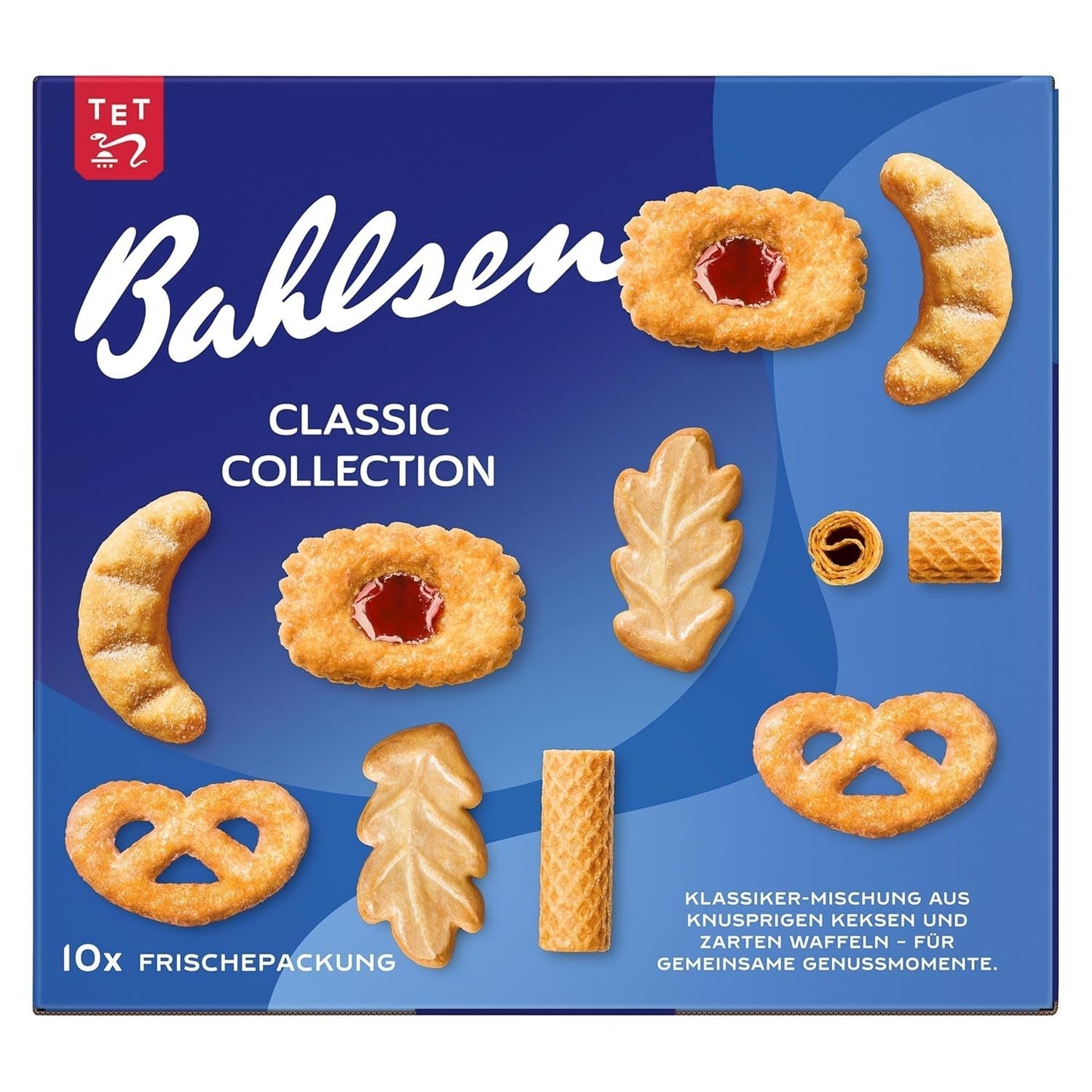 Colección Bahlsen Caroline - 1 paquete - Mezcla de galletas y obleas (10 x 161 g/ 1610 g)