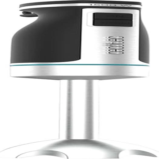 Batidora de mano Cecotec Powergear 1500 - Klingen Aus Titanium Beschichtung, 21 Geschwindigkeitsstufen, 1500 W, Inklusiv Glas Mit Deckel. (Schwarz Und Edelstahl, XL) Cocina Naty Shop