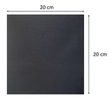 Servilletas De Satén Papá Noel 40 X 40 2 Capas Pliegue 1/4 50 Servilletas Punta-Punta Negro