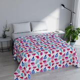 Colcha de Verano Estampada Fantasía, Relleno de Poliester, Pétalos, 260X270Cm Edredones y Edredones Naty Shop