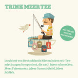 Beba más té FRISCHER FRIESE - Té de hierbas orgánico | Mezcla de menta | Té de menta orgánico | Té a granel en caja de té | Regalo I 50 G