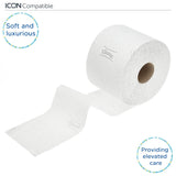 Kleenex Standard Roll 8441 Papel higiénico - Papel higiénico de 2 capas - 6 paquetes de 6 rollos x 600 hojas cada uno, blanco (36 rollos/21,600 hojas en total)