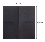 Servilletas De Satén Papá Noel 40 X 40 2 Capas Pliegue 1/4 50 Servilletas Punta-Punta Negro
