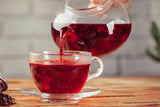 Babcia Jagoda - Té de frutas "Fruchtige Verführung" - 20 bolsitas de té - Con hibisco, manzana, chokeberry, mora, escaramujo, piel de naranja - Intenso sabor a fruta, sin cafeína, vegano, natural, Cay - 40G
