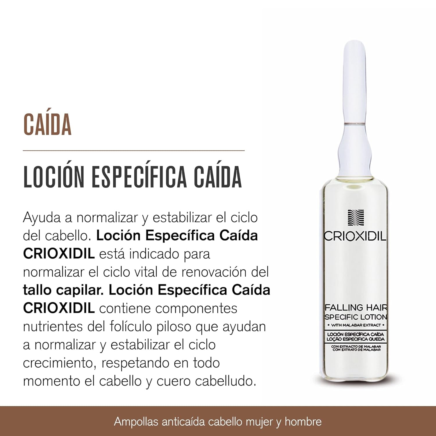 Crioxidil, loción especial contra la caída del cabello Cuidado del cabello Crioxidil
