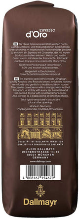 Espresso d'Oro 1.000g Ganze Bohne