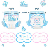 Pañales Estampados Para Adultos 5500-5800ml 10 Piezas - Calzoncillos De Baño (XL)