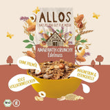 ALLOS Amaranto Crujiente Nobleuss | Muesli Bio Cereal Avena Nueces para el pequeño Cereal Naty Shop