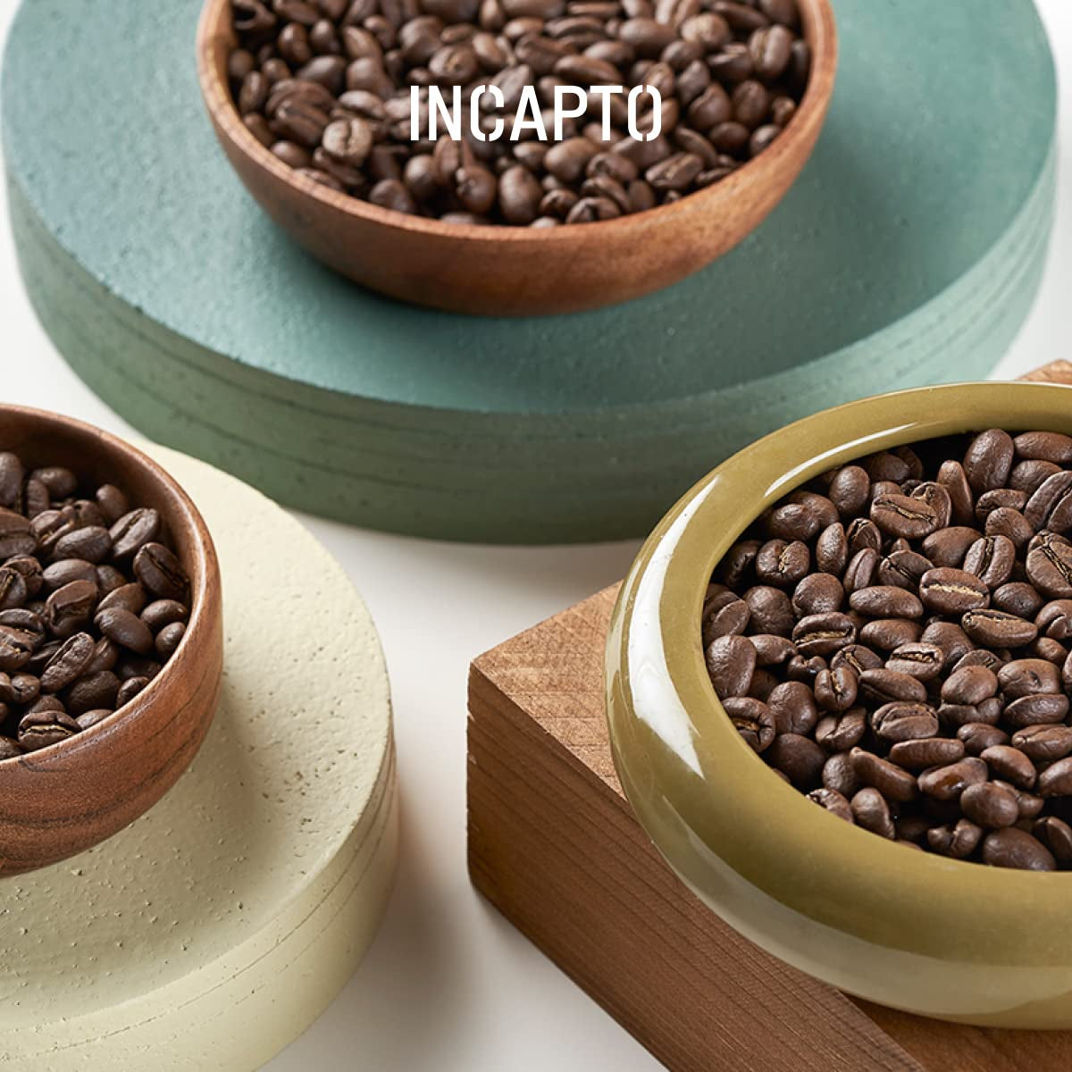 Incapto Ganze Entkofeinierte Kaffeebohnen | Ohne Chemikalien | Mischung aus 100% Arábica-Café aus Brasilien | Ungemahlen Espresso Bohnen | Café Suizo Descafeinado al Agua, Paquete 500g