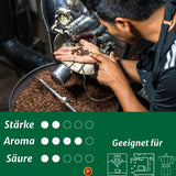 Caffè Crema - Café en grano tostado en Sicilia - Proceso tradicional de tueste largo con crema perfecta, bolsa de 250 g, acidez extra baja para máquinas totalmente automáticas y portafiltro