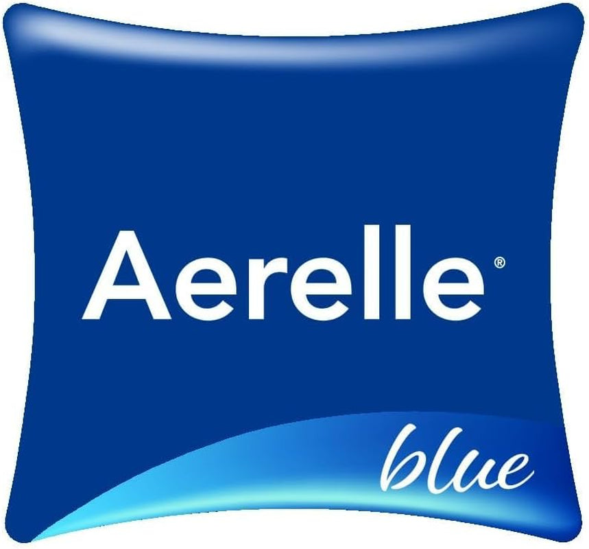 Badenia Trendline Eco Pillow Aerelle Blue 80 X 80 Cm, blanco, certificado Oeko-Tex, producido según el estándar de calidad alemán Naty Shop almohadas estándar