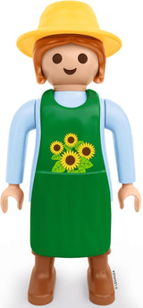 LECHUZA Jardinera 2021 - Girasol (62,5 cm), Verde/Azul Claro