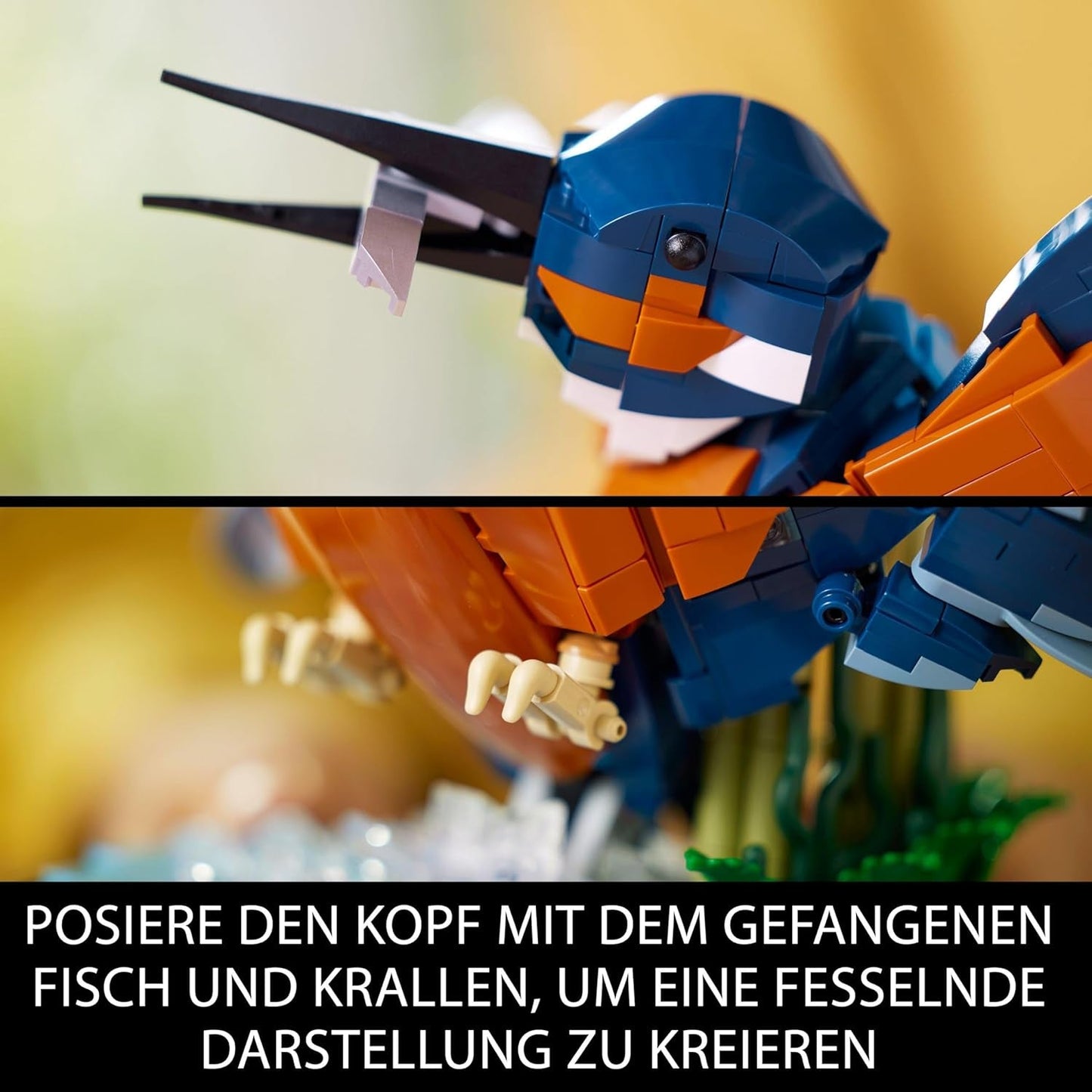 LEGO Icons Set de Construcción Modelo Martín Pescador para Adultos, Figura de Pájaro para Salón u Oficina, Decoración para el Hogar y la Oficina, Regalo para Amantes de las Aves y Ornitólogos, Mujeres y Hombres 10331 Juegos de Construcción Besuche den LEGO-Store