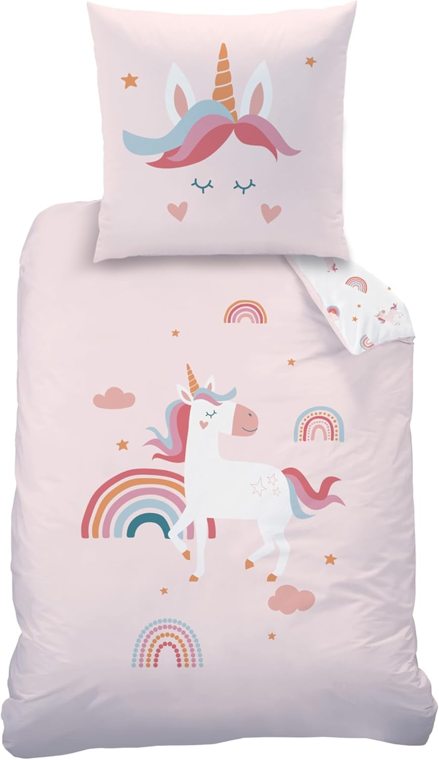 Juego de cama infantil, Koala o Unicornio, 100% algodón Ropa de cama - infantil Naty Shop Unicornio